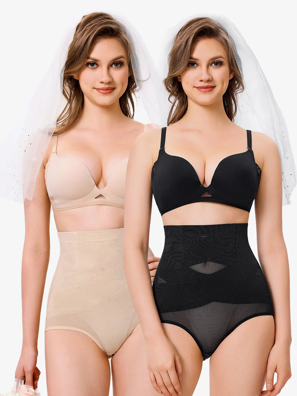 AFIOVA Kadın Yüksek Bel Çift Karın Kontrol Külotu