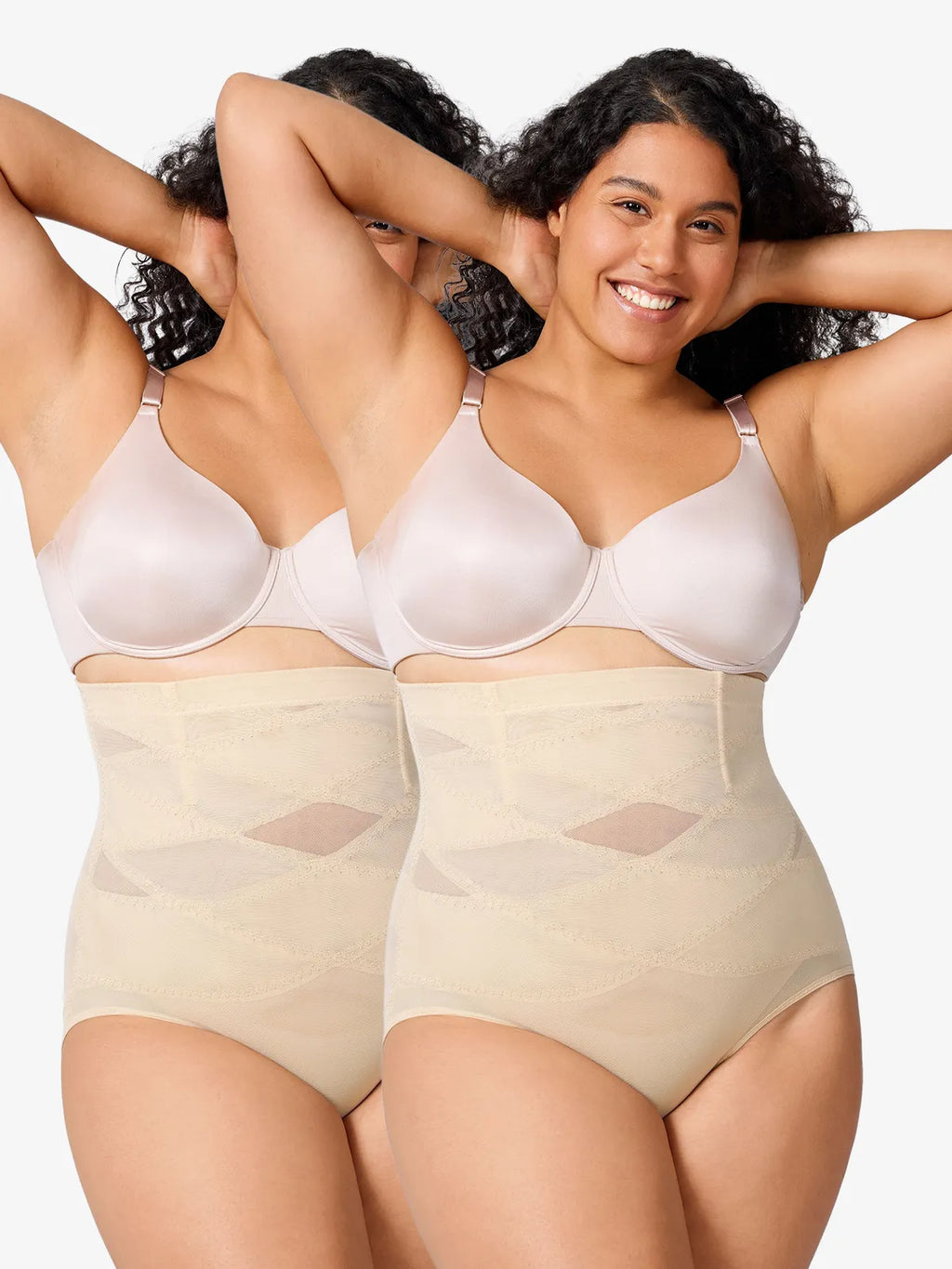 AFIOVA Kadın Yüksek Bel Çift Karın Kontrol Külotu