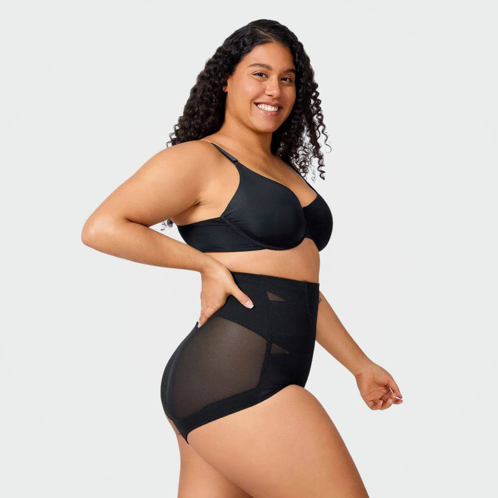 AFIOVA Kadın Yüksek Bel Çift Karın Kontrol Külotu